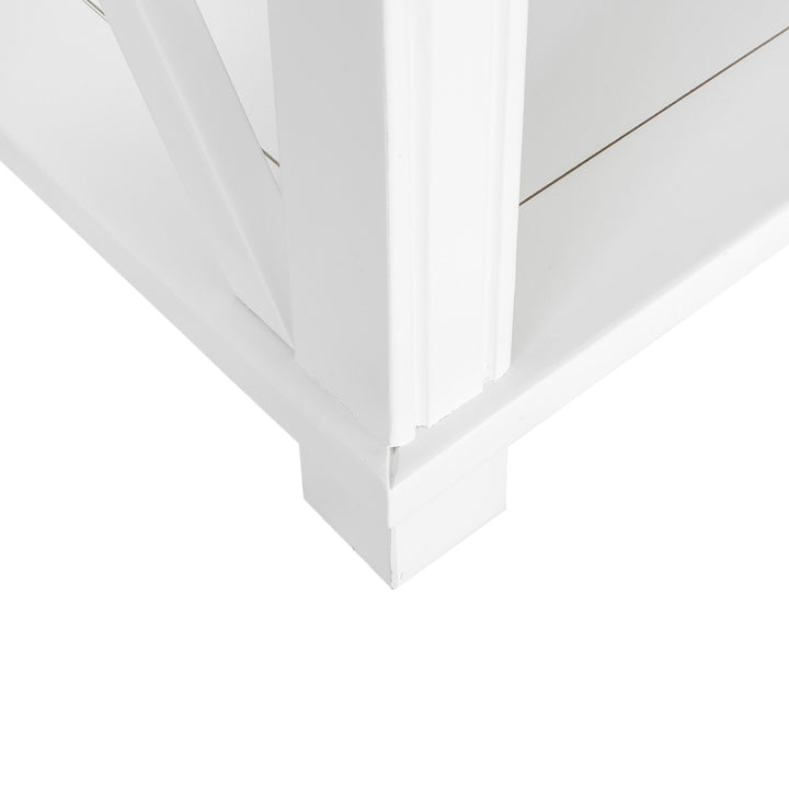 Sorrento 2 Drawer White Console - OneWorld Collection