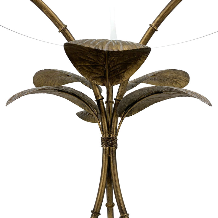 Amari Gold Leaf Side Table - OneWorld Collection