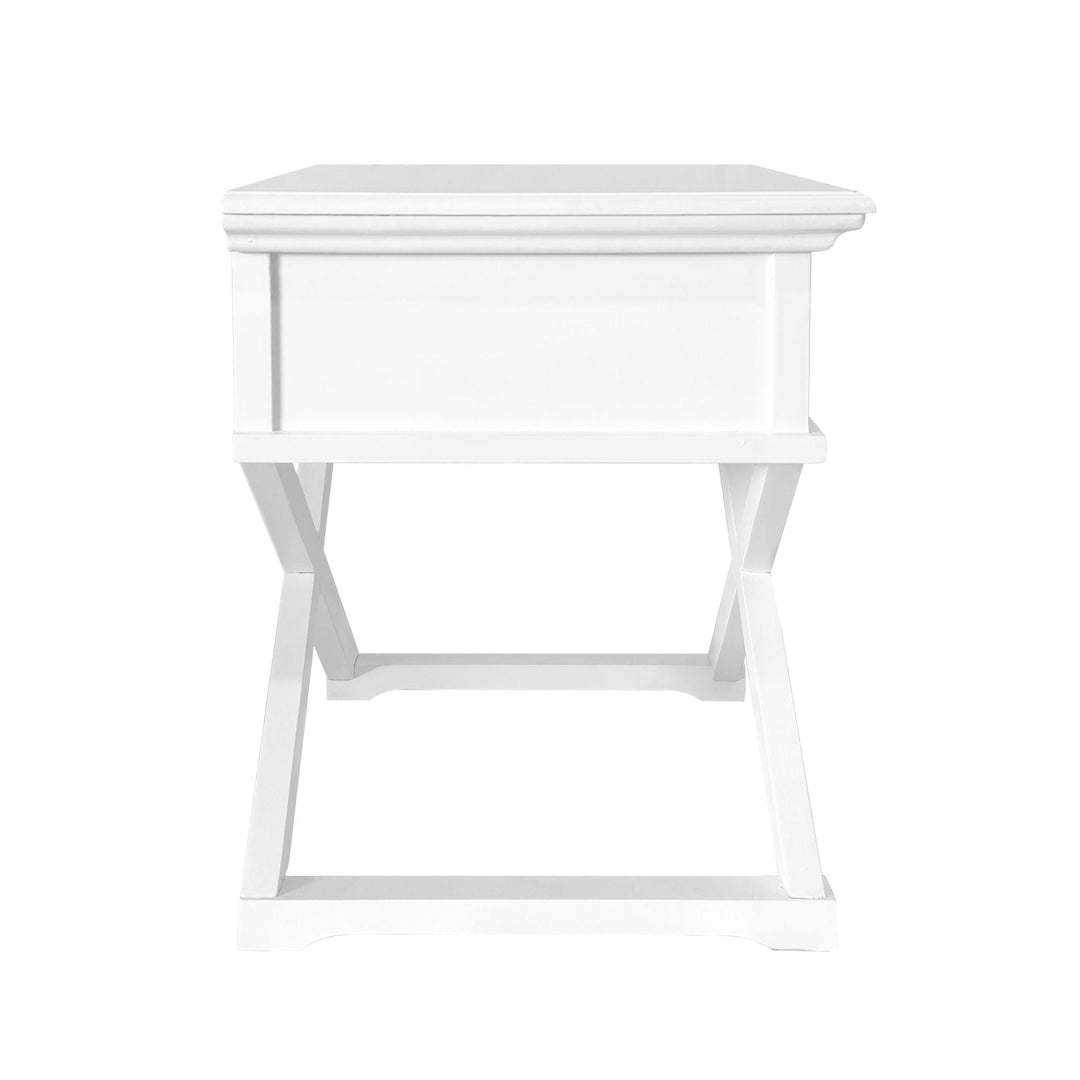 Sorrento White Side Table - OneWorld Collection