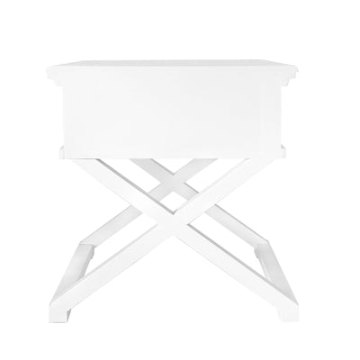 Sorrento White Side Table - OneWorld Collection