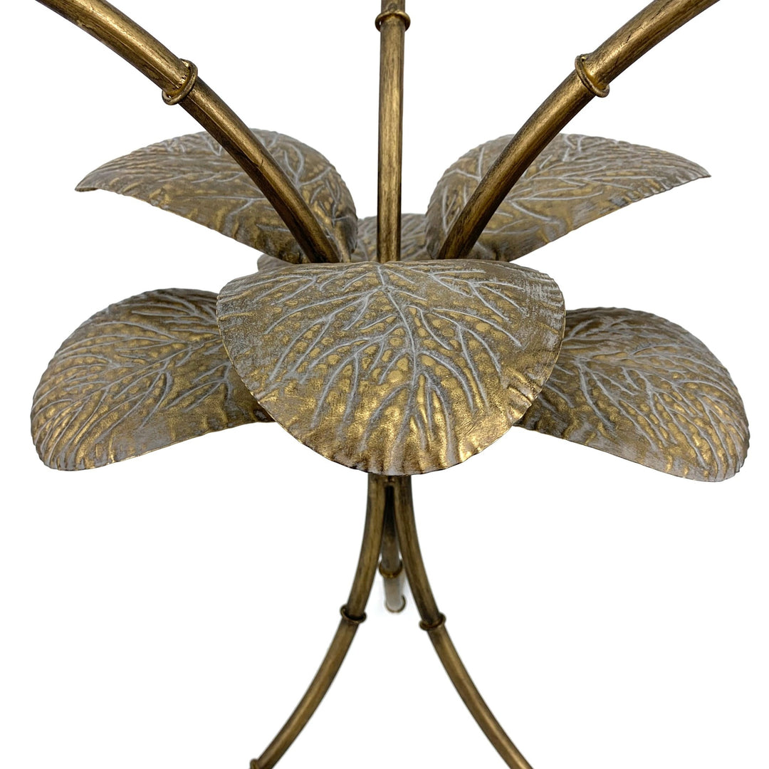 Amari Gold Leaf Side Table - OneWorld Collection