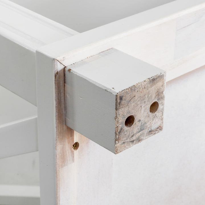 Sorrento 2 Drawer White Console - OneWorld Collection