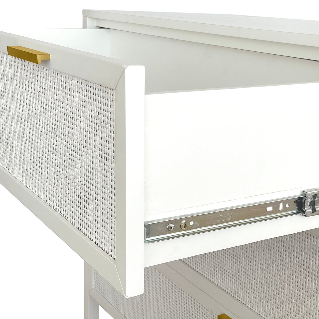 Santorini Dresser 3 Drawer White - OneWorld Collection
