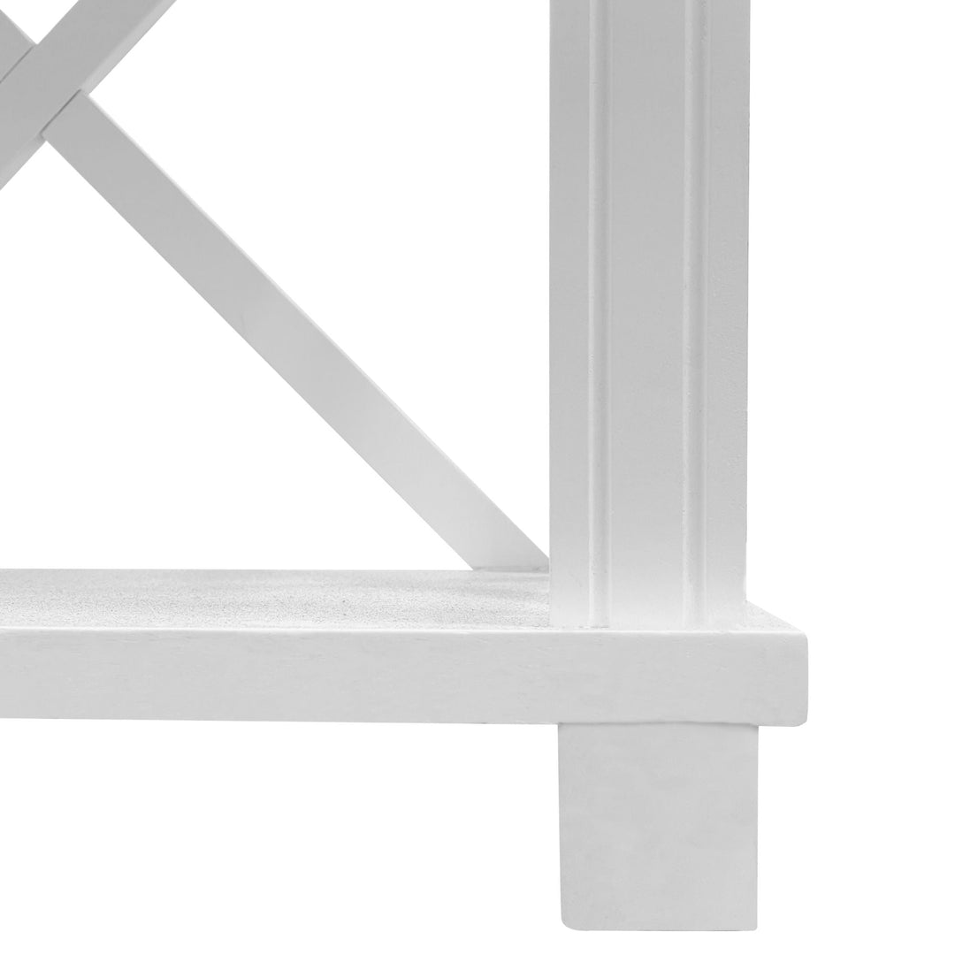 Sorrento White 3 Drawer Console - OneWorld Collection