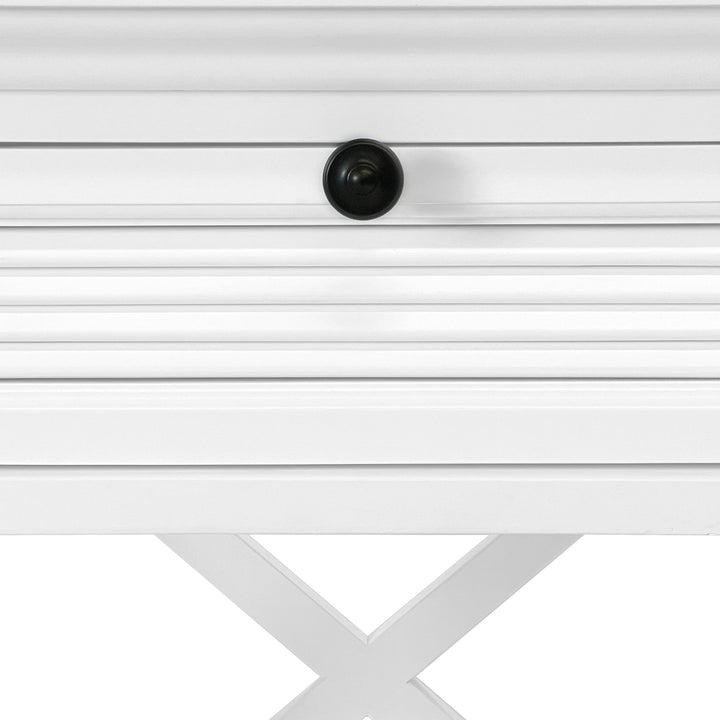 West Beach Bedside Table White - OneWorld Collection