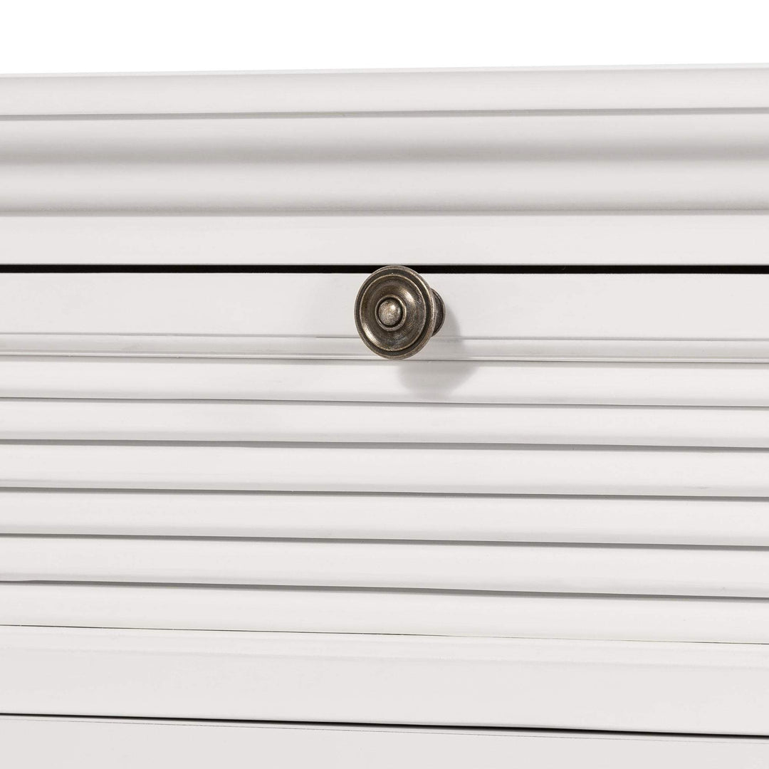 West Beach 3 Drawer Console White - OneWorld Collection