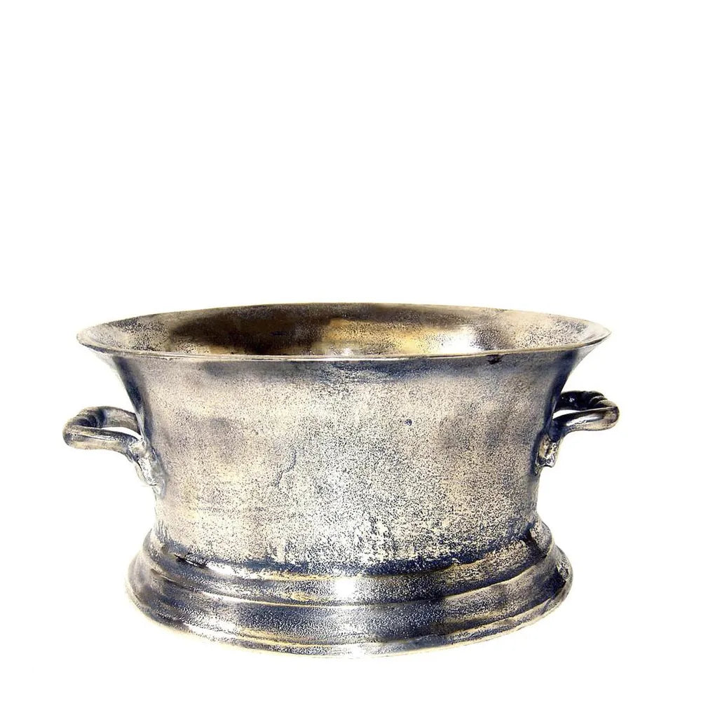 Oval Ice Bucket Medium Silver