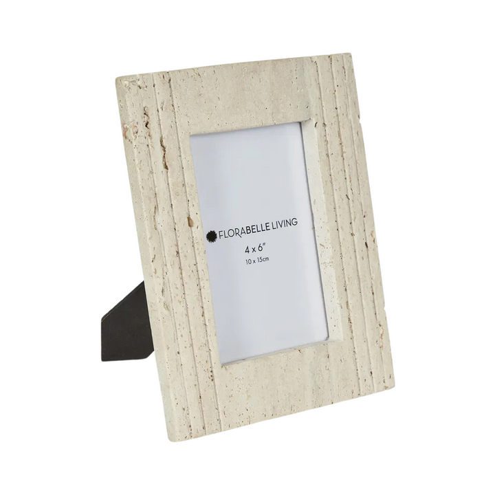 Trey Travertine Photo Frame 4x6