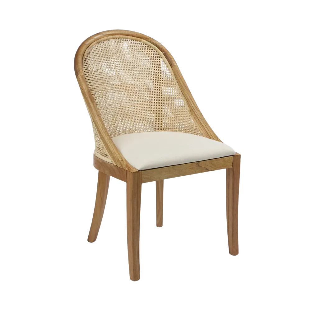 Beau Dining Chair Natural Whitewash