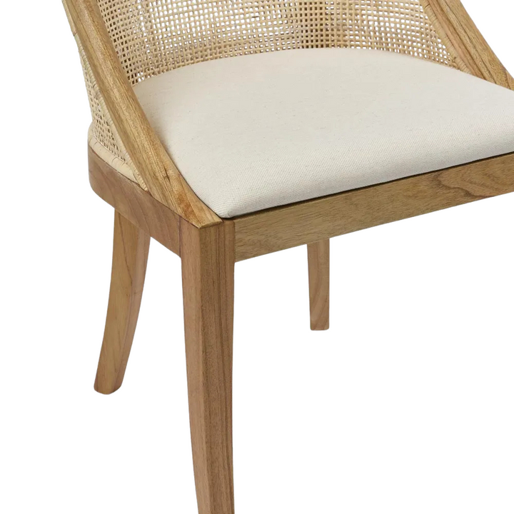 Beau Dining Chair Natural Whitewash