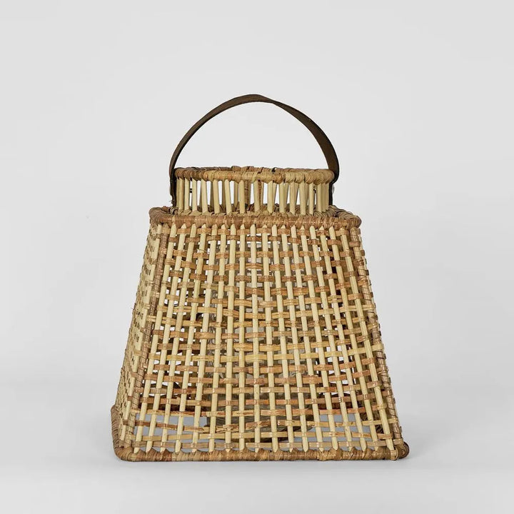 Eden Rattan Lantern Square Small Natural