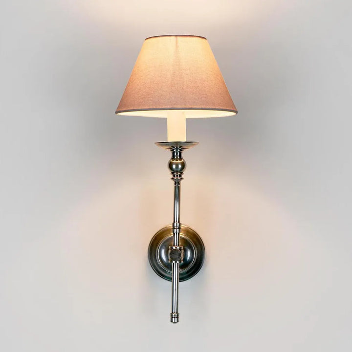 Soho Curved Wall Light Base Antique Silver