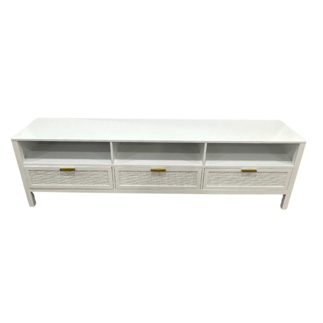 Santorini Large Media Unit White