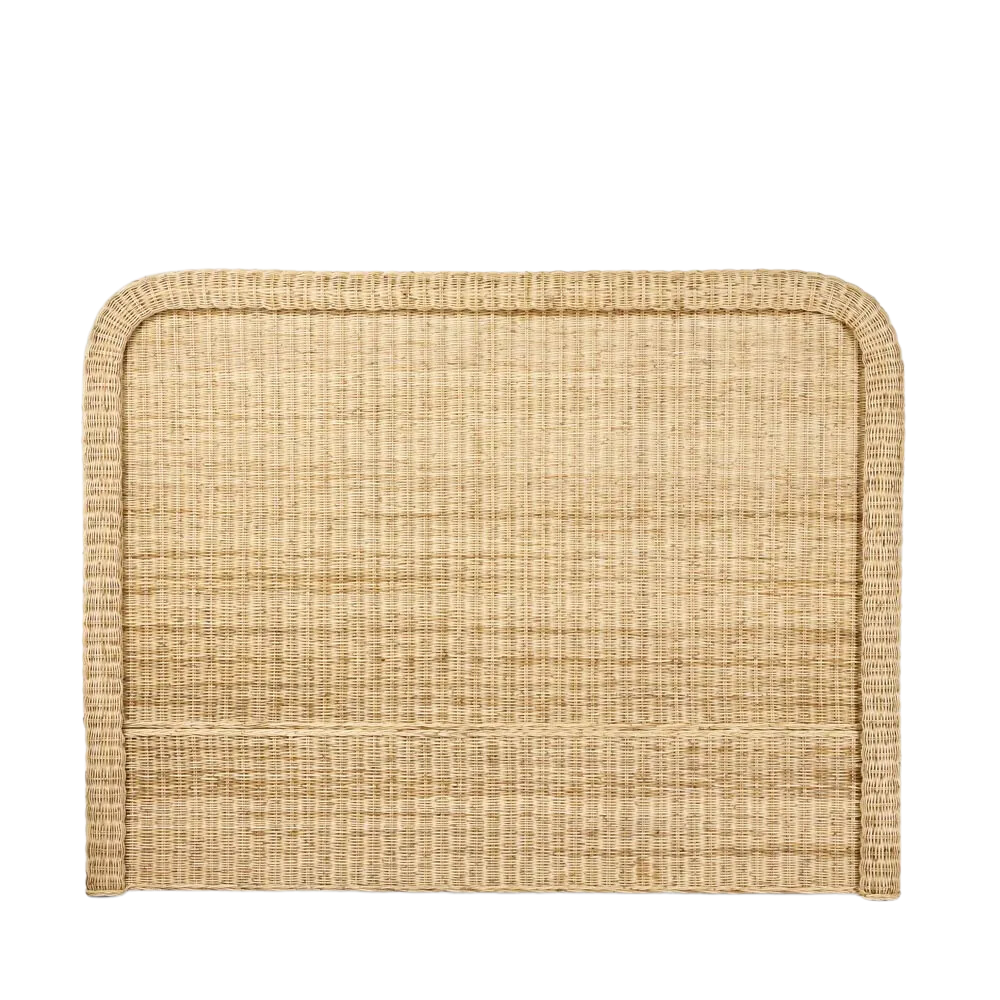 Long Island Queen Rattan Bedhead