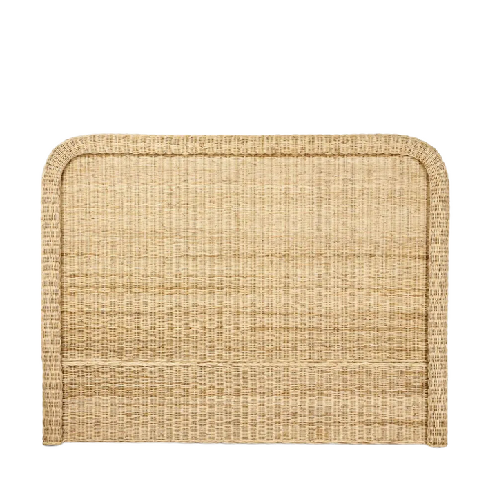 Long Island Queen Rattan Bedhead