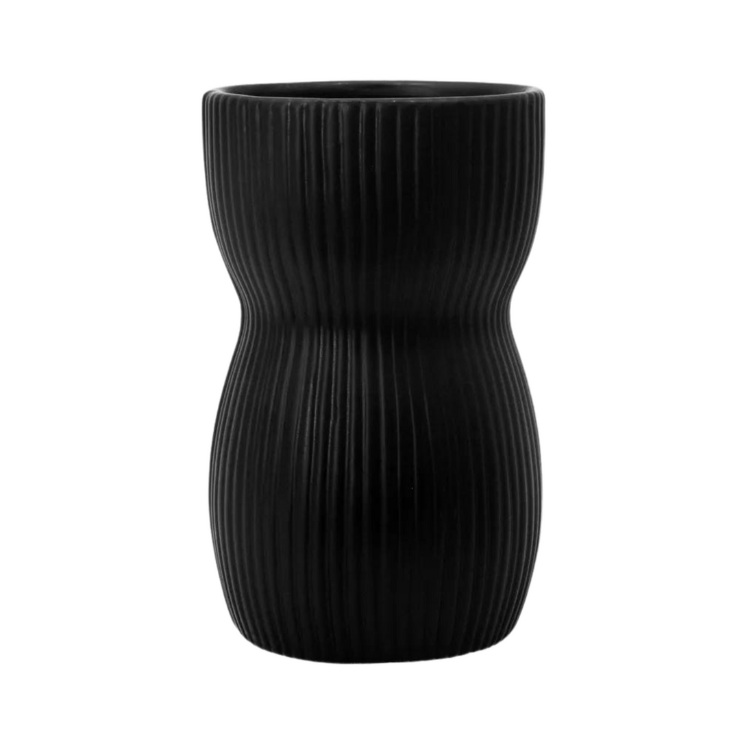 Austin Vase Black  Medium