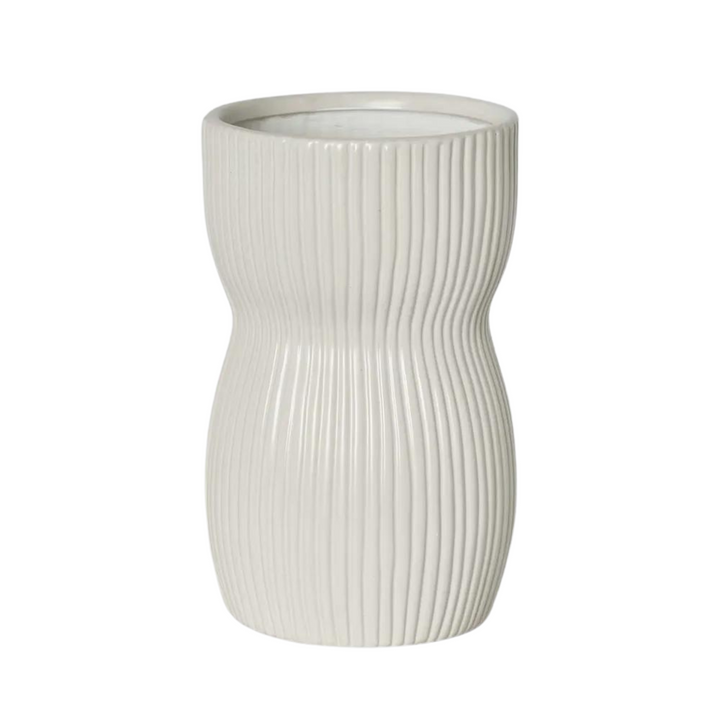 Austin Vase White  Medium