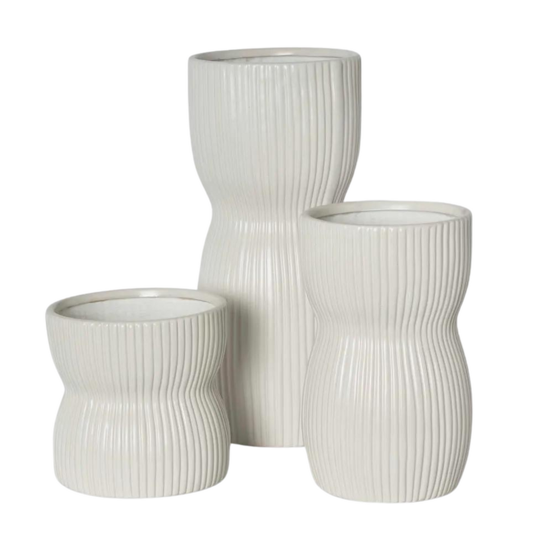 Austin Vase White  Medium