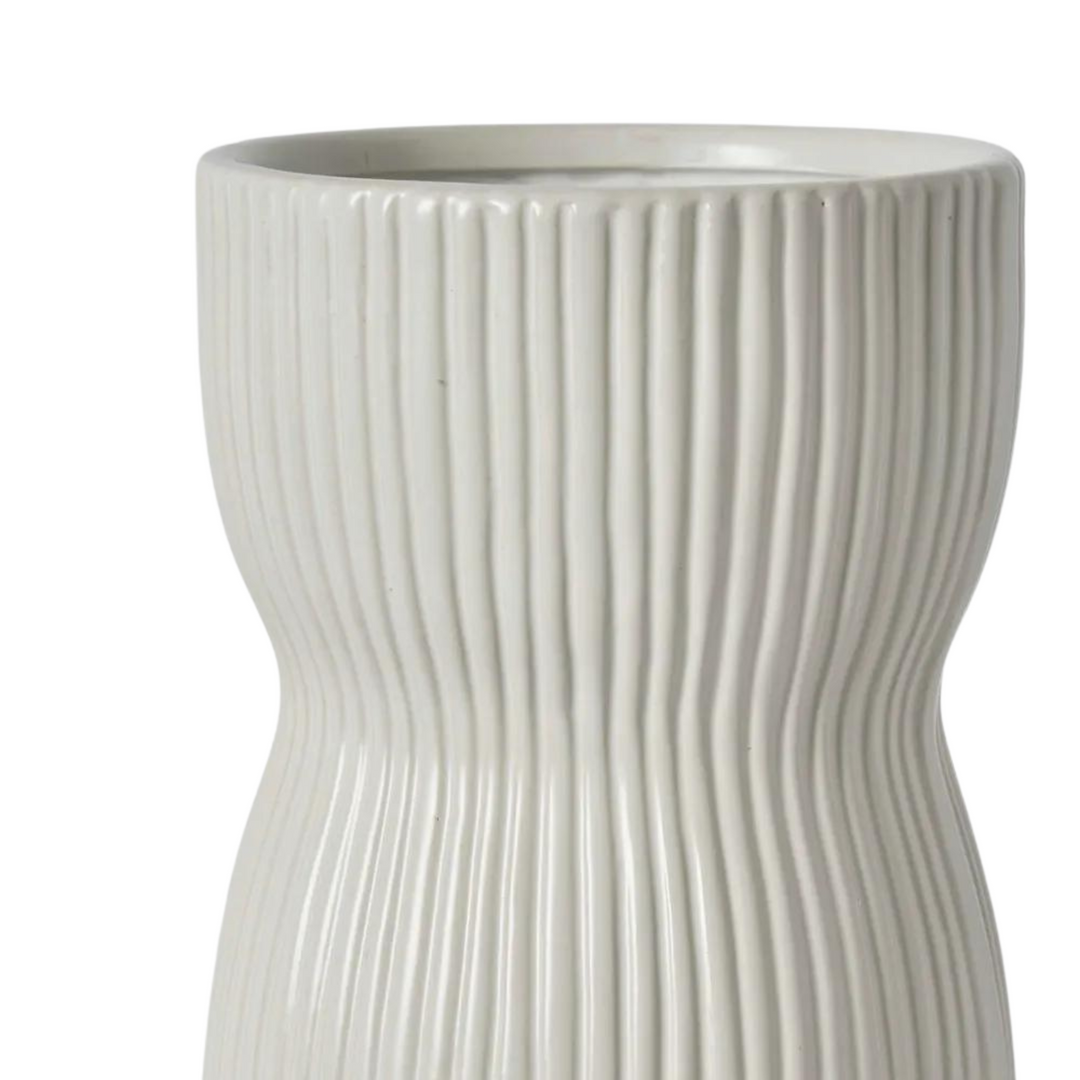 Austin Vase White  Medium