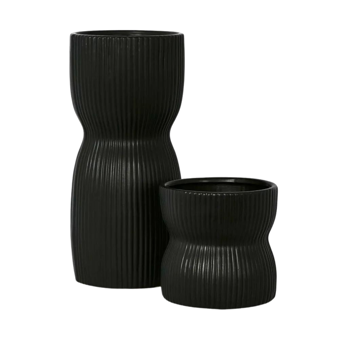 Austin Vase Black Small