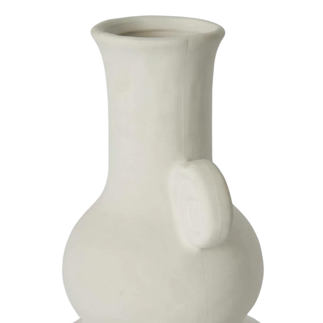 Cleo Vase White Medium