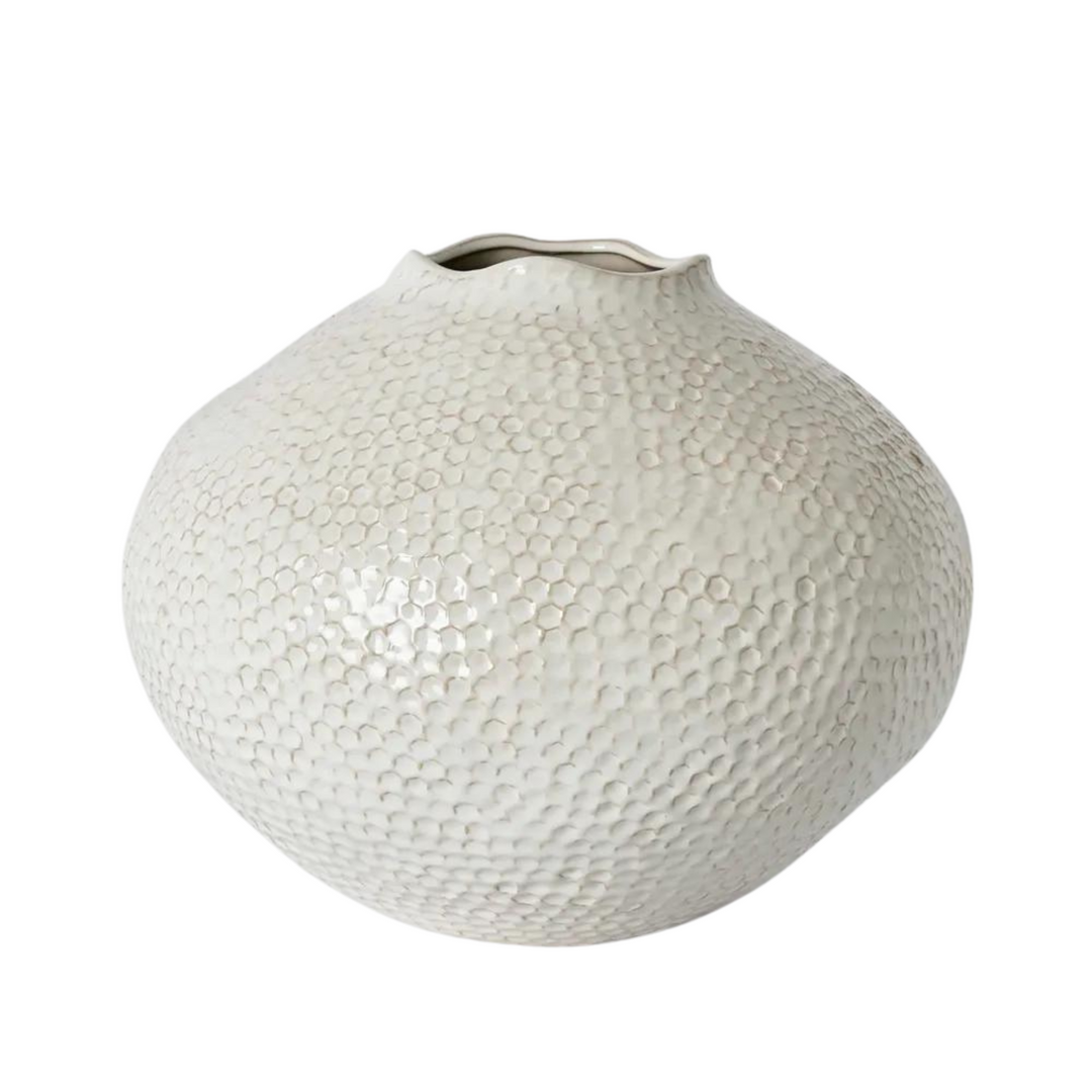 Jaylen Round Vase Cream