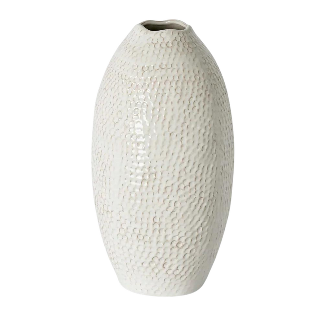 Jaylen Tall Vase Cream