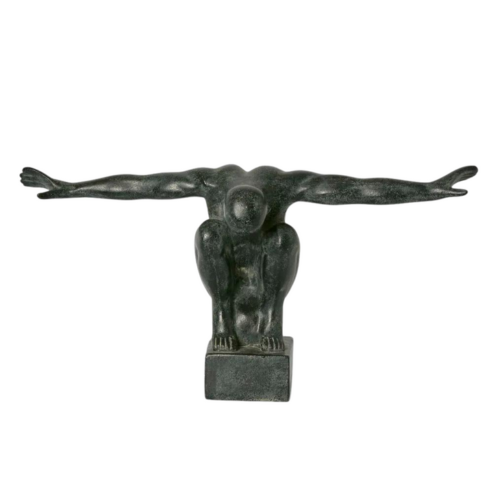 Bethem Man Sculpture Black