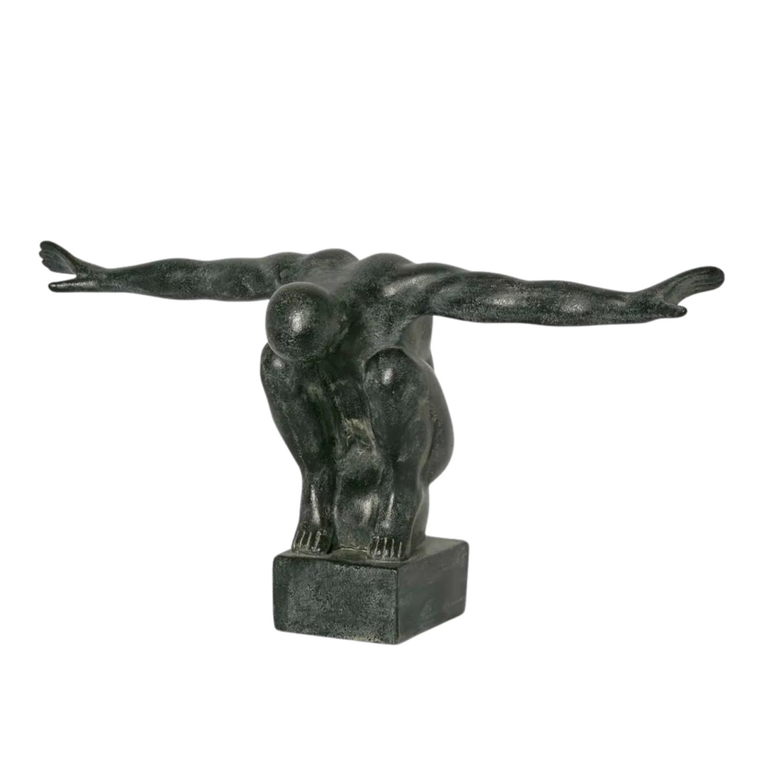 Bethem Man Sculpture Black