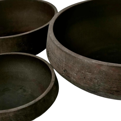 Landis Planter Bowl Set 3 Earth Brown