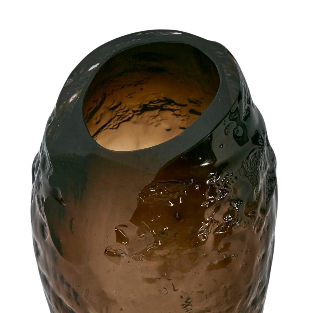 Rook Vase Large Amber