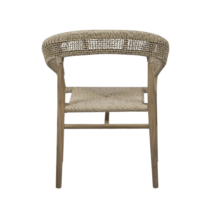 Cove Teak & Synthetic Dining Chair Natural -Outdoor