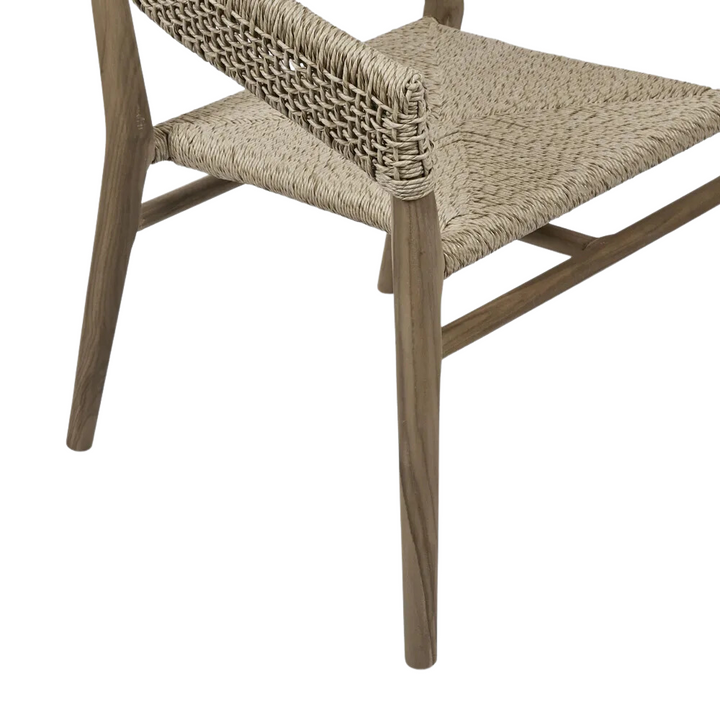 Cove Teak & Synthetic Dining Chair Natural -Outdoor