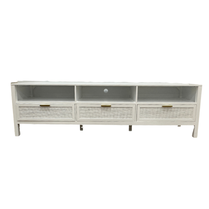 Santorini Large Media Unit White