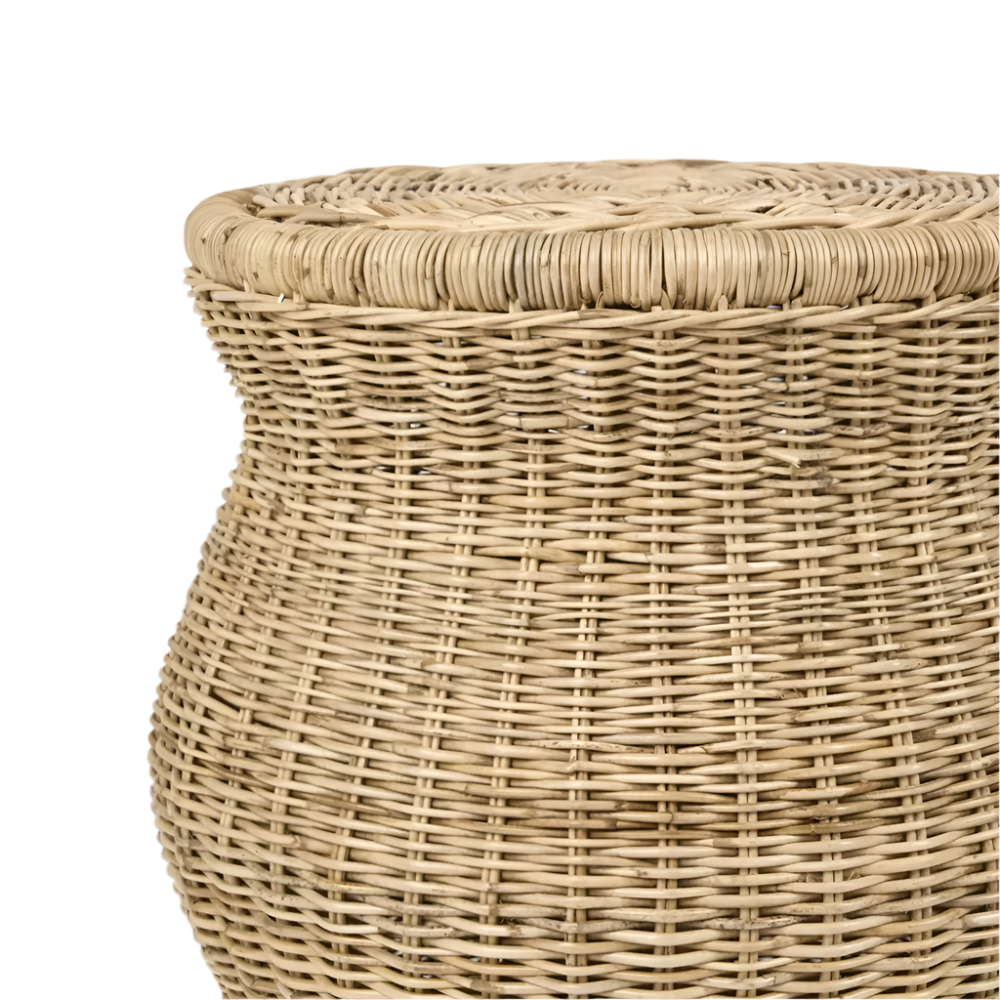 Long Island Rattan Side Table