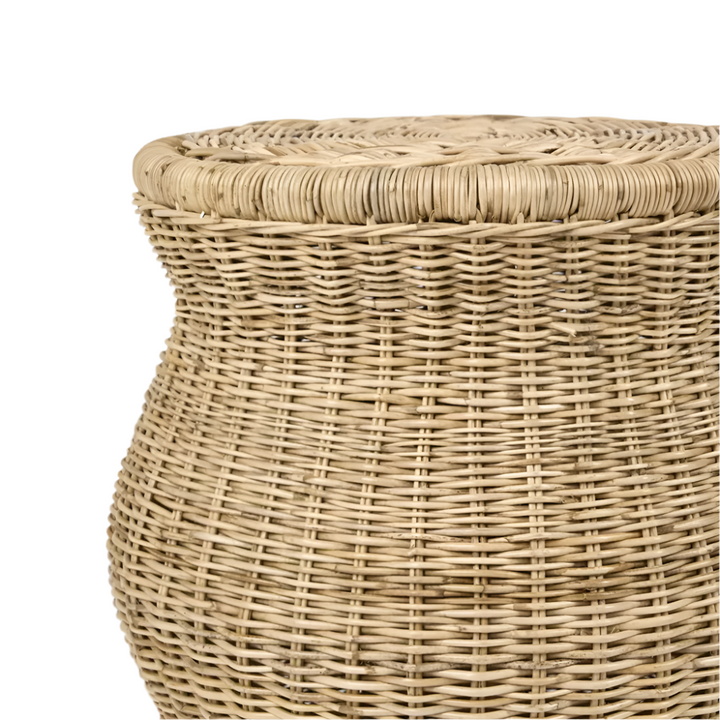 Long Island Rattan Side Table