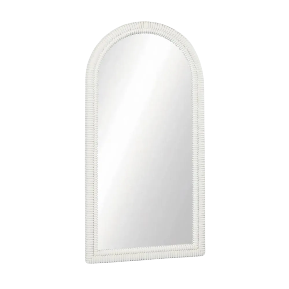 Fossil Arch Mirror White