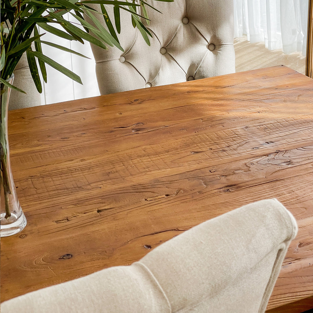 Boston Recycled Elm Dining Table