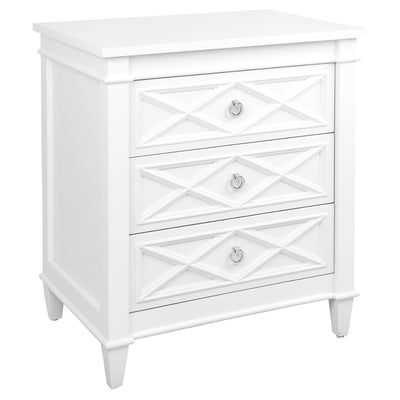 Marlowe Bedside Table - Large White