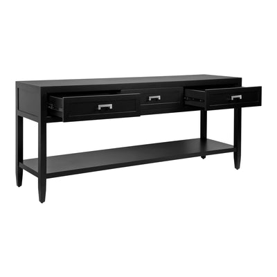 Xavier Console Table - Large Black