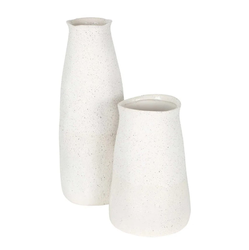 Cuba Ceramic Vase Large White