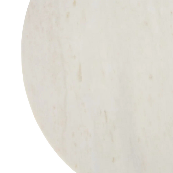 Athens Marble Occasional Table White