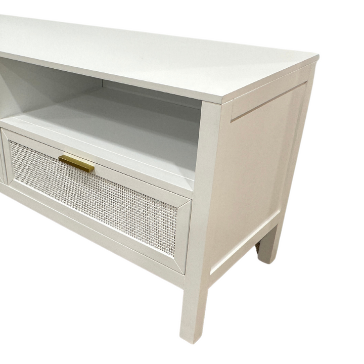 Santorini Large Media Unit White