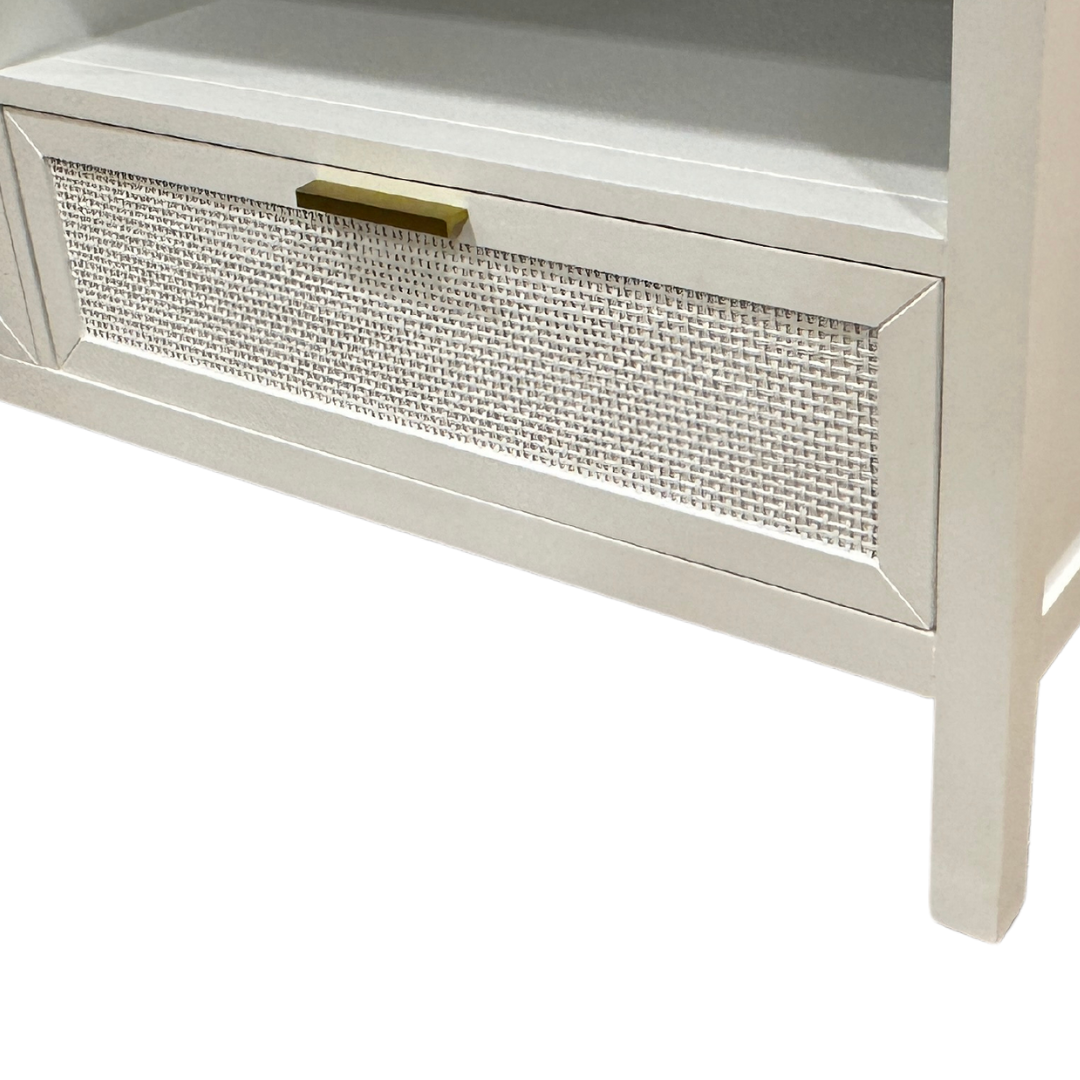 Santorini Large Media Unit White