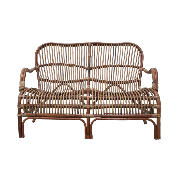 Seville Rattan Two Seater Antique -Outdoor Undercover