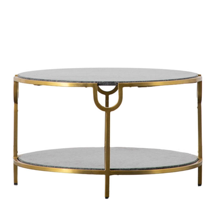 Weston Coffee Table Black Marble