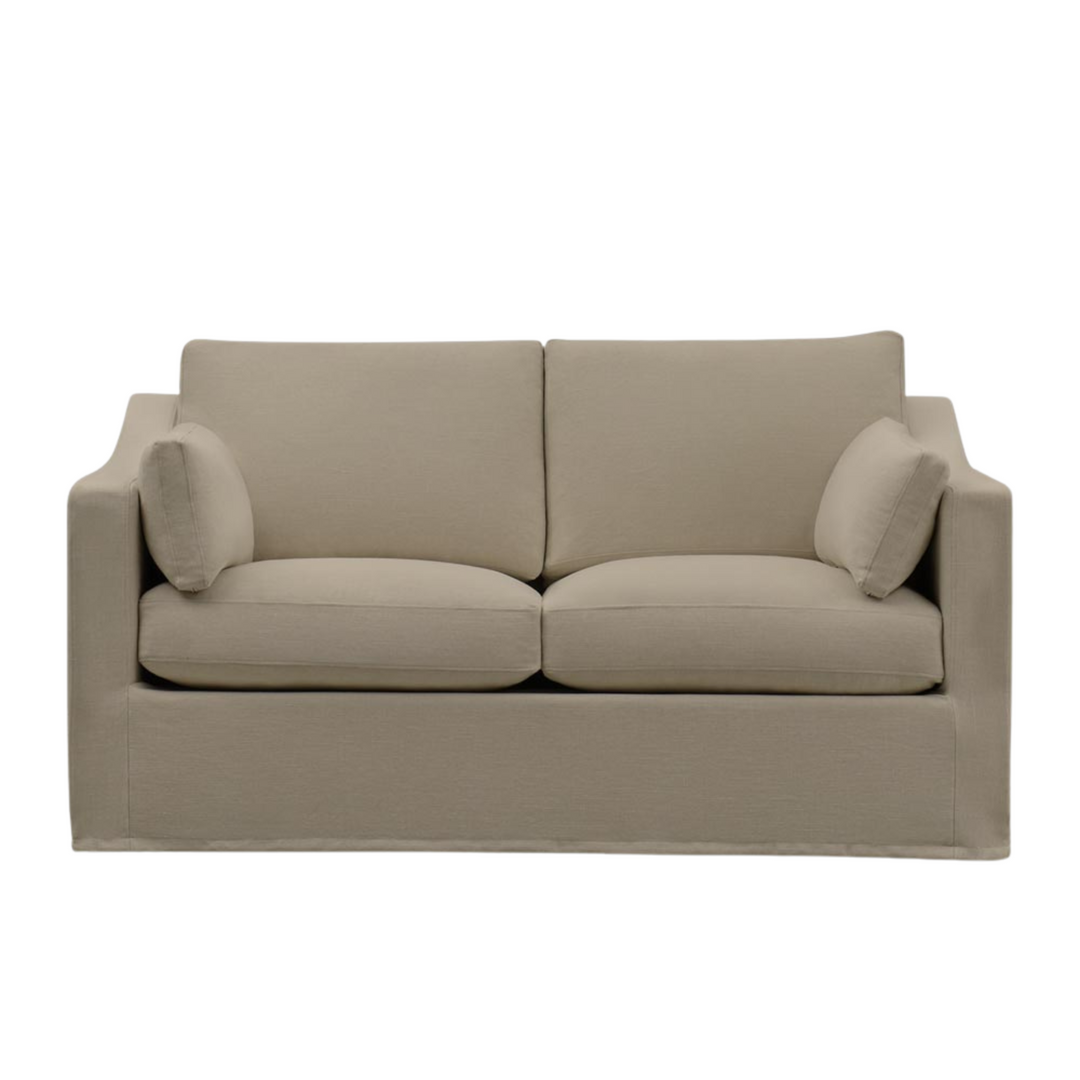 Clovelly Hamptons 2 Seat Sofa Natural