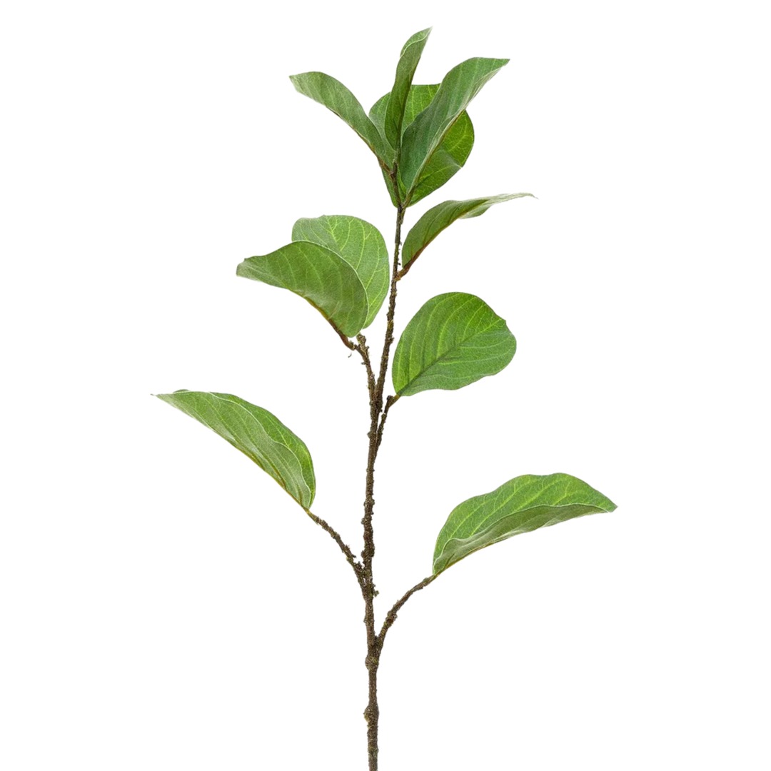 Leaf Ficus Spray 86cm Green