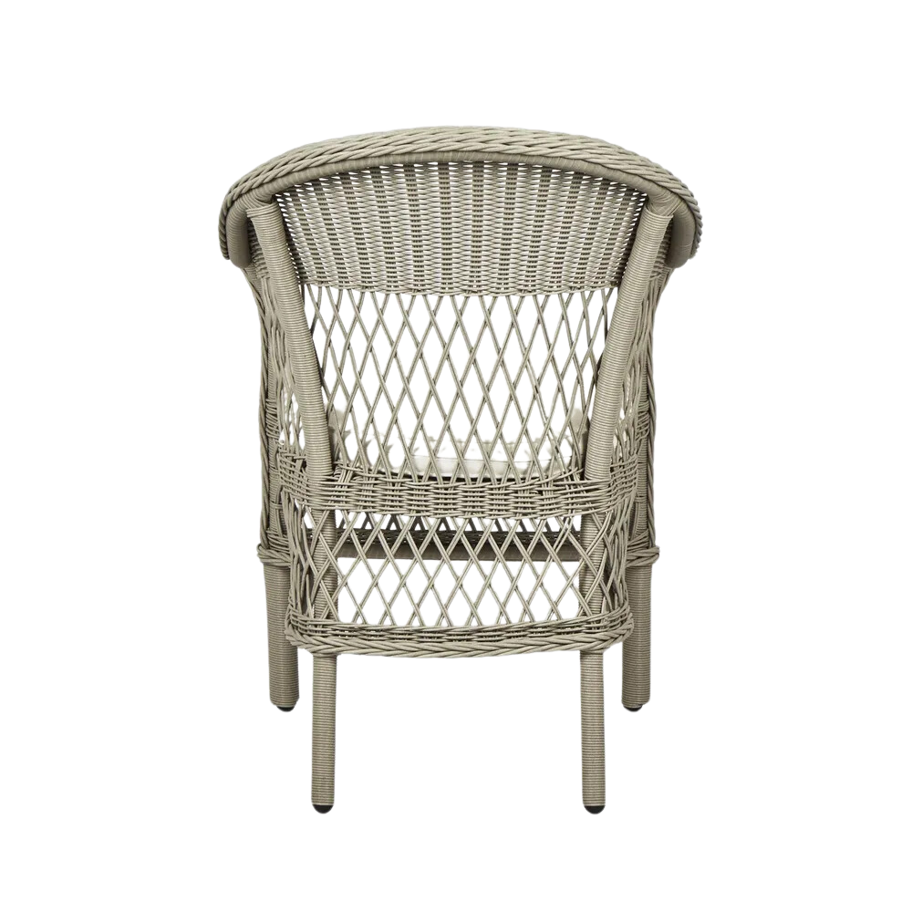 Marco Aluminium Synthetic Wicker Chair Grey -Outdoor