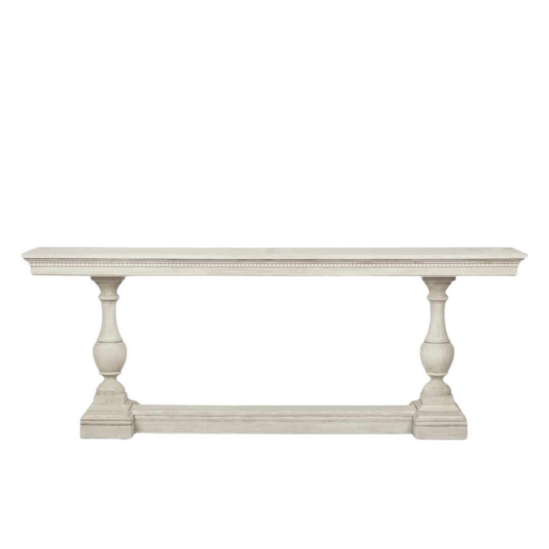 Ville Oak Console White